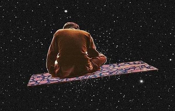 man on magic carpet