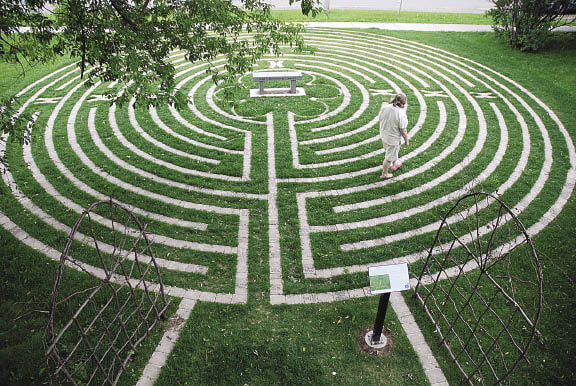 Learn how to meditate while you walk in nature or a labyrinth