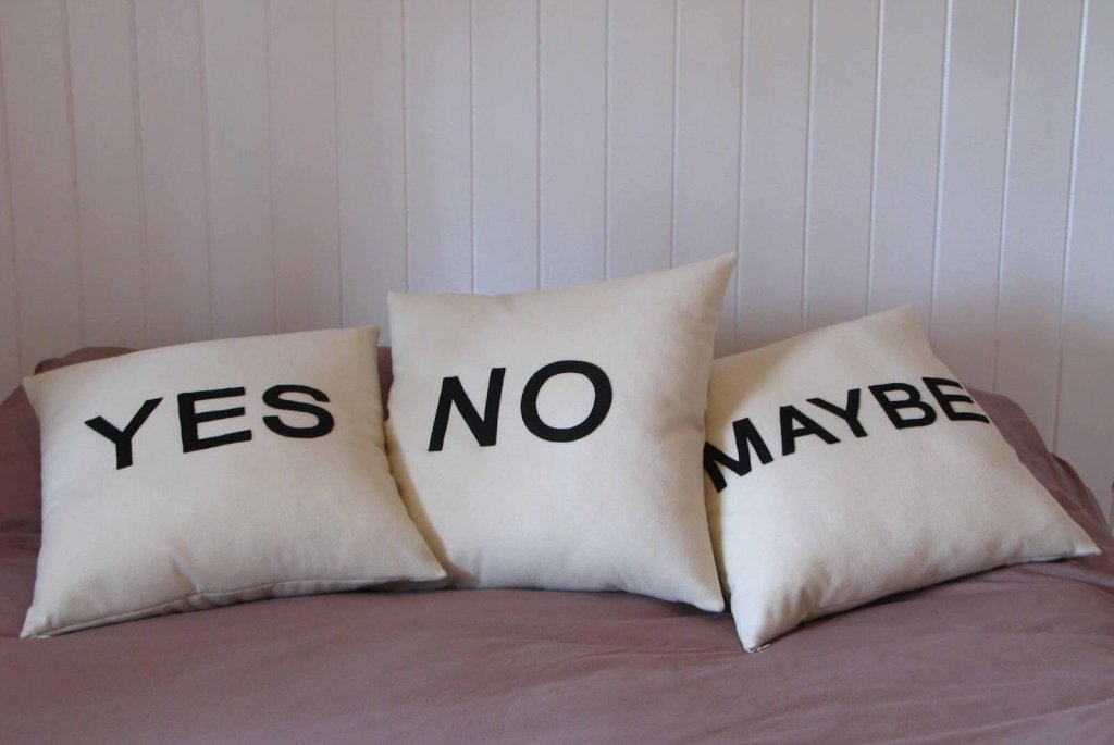pillows yes no maybe