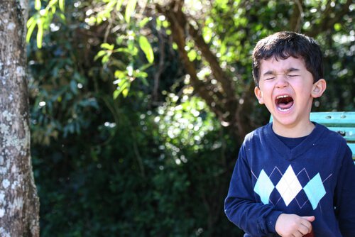 child screaming