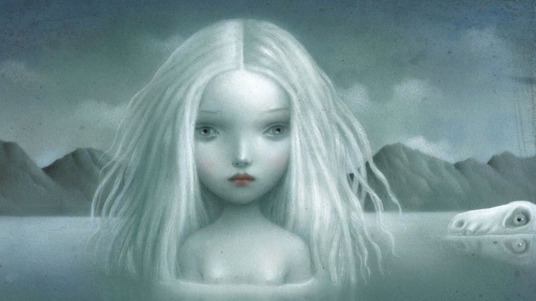 슬픈 하얀 소녀