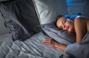 woman sleeping