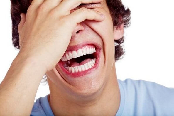 expressions that encourage distrust laugh