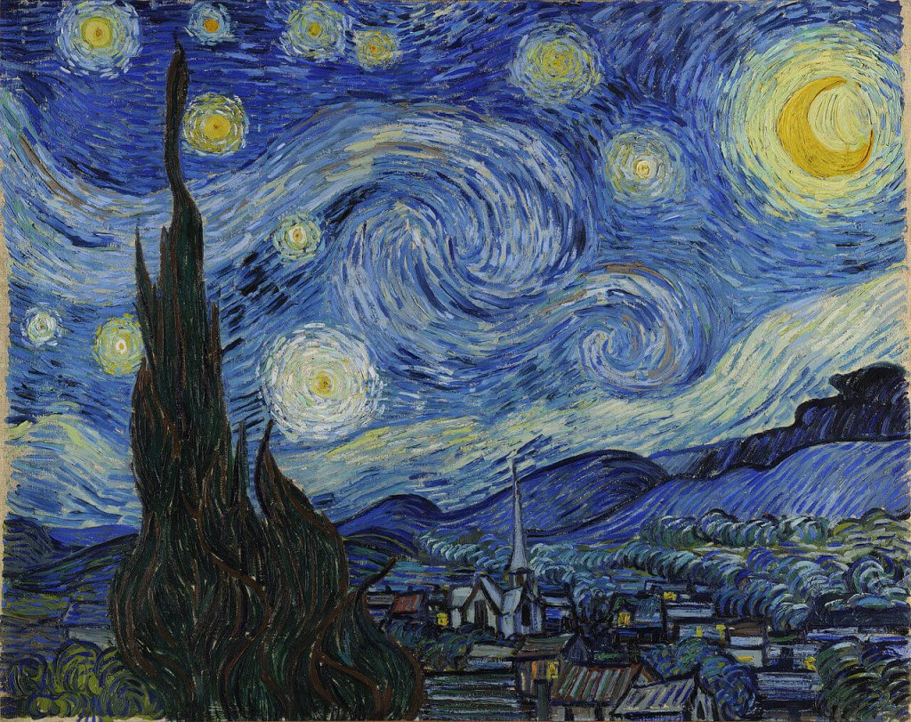 Van Gogh starry night: creativity and suffering