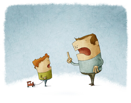 stubborn children cartoon