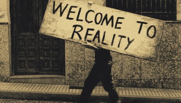 welcome to reality sign