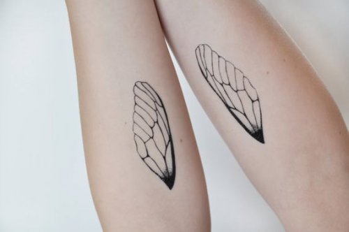 time flies tattoos