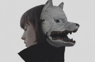 Authenticity as pictured by a wolf mask.