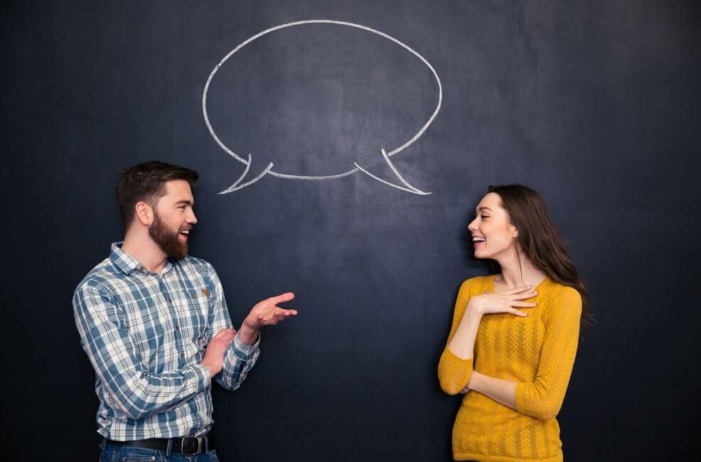 people who can't stop talking couple