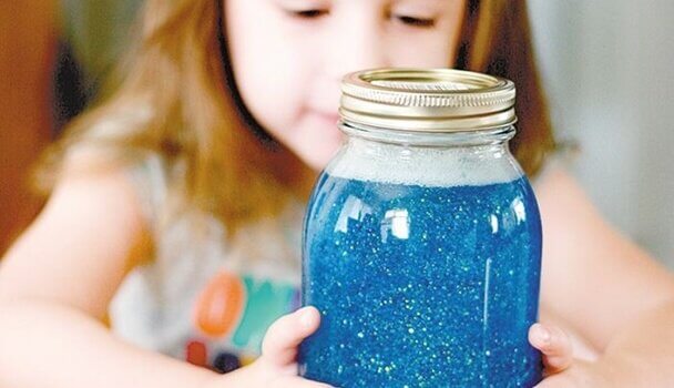 How to Make Slime and Calming Glitter Jars 