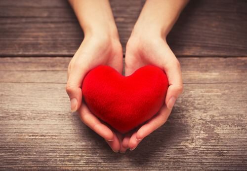 giving away your heart and love