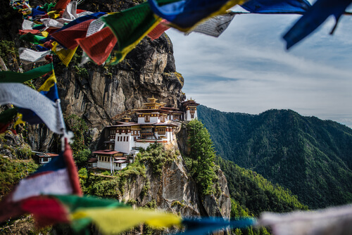 a mountain town in India