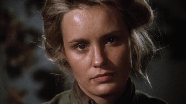 an actress portraying Frances Farmer