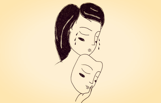 unhappy woman