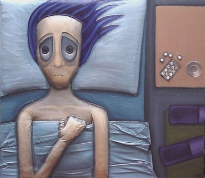 man nighttime anxiety