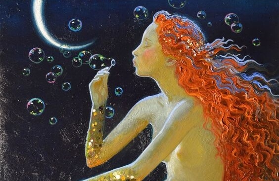 a mermaid, making a home in yourself