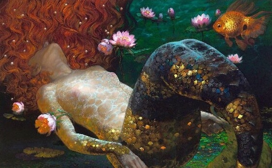 a mermaid