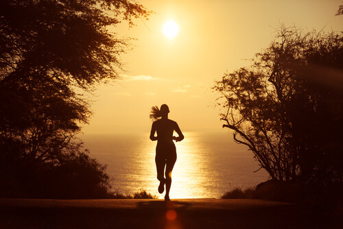 running and meditation