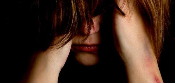 a woman who has been abused