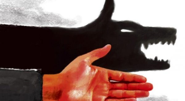 Auktoritära människor som skuggdockor
