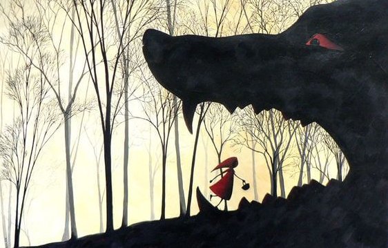 changing perspective wolf