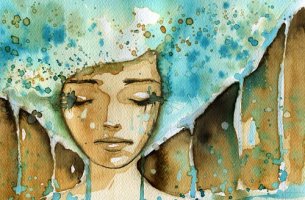 emotions overwhelm woman