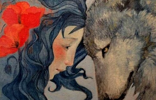 woman is a wolf