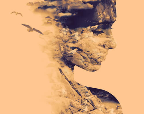 a woman remembering and missing