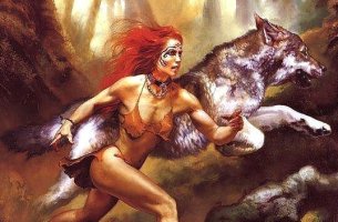 woman is a wolf