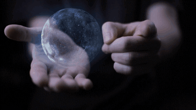 gif of a bubble in hands