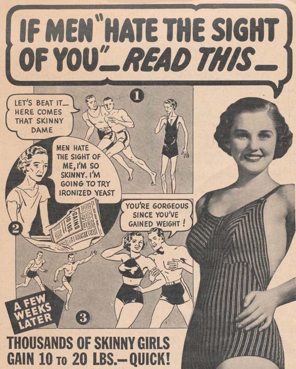 old time newspaper ad about women