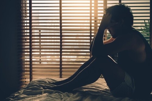 Man with anxiety
