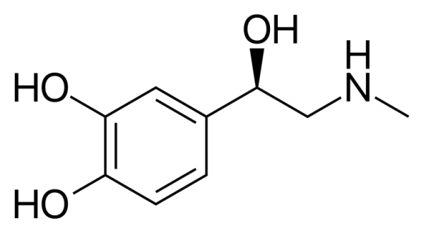 adrenaline chemical diagram