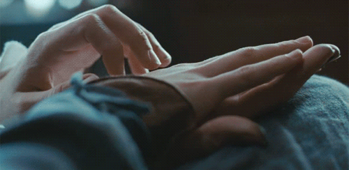 gif of a warm touch strengthening your relationship