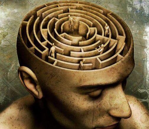 A labyrinth can be found inside the mind.