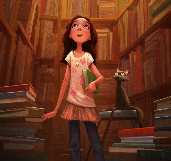 The wonder of a library.