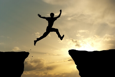 Man jumping