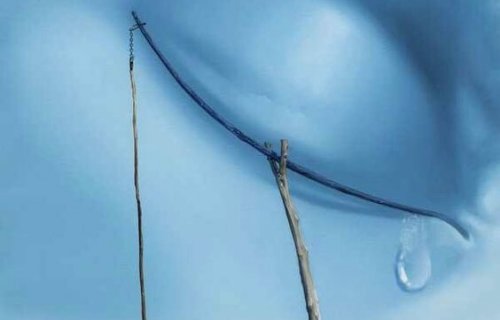 Evil as pictured by abstract art.