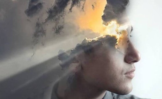 a man contemplating life and the world