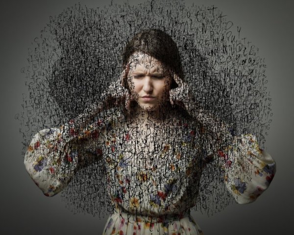 a woman being insulted with words