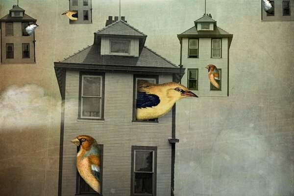 A birdhouse.