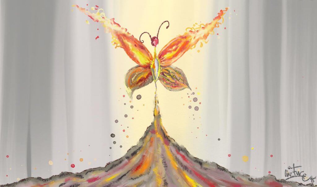 Colorful butterfly.