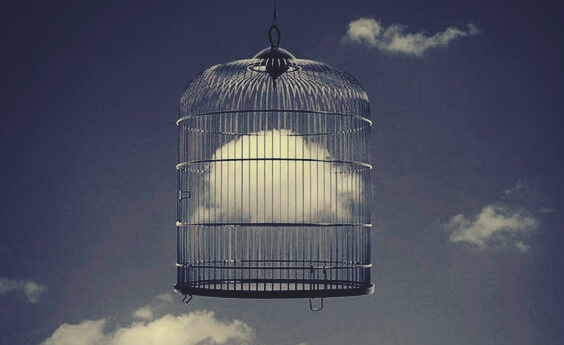 Cloud in a cage