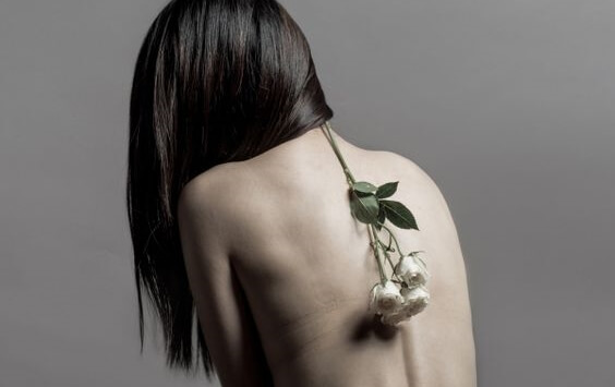 flower on back