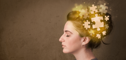 puzzle pieces in head