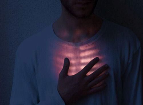 A hurting heart from pathological grief.