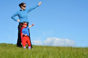 Children Sheltered by Supermoms