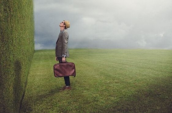 Facing your problems like a wall.