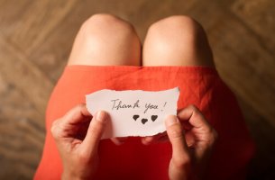 saying thank you