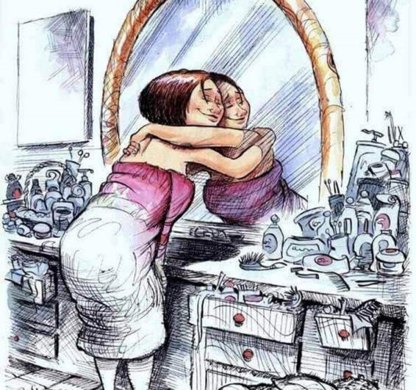 image showing how to fall in love with yourself